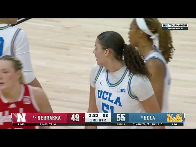 Highlights - UCLA W. Basketball vs. Nebraska (March 7, 2025)