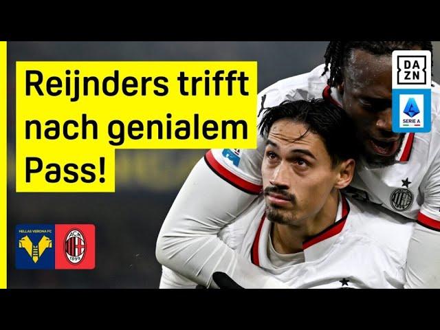 Reijnders vollendet Traumpass: Hellas Verona - AC Milan | Serie A | DAZN Highlights