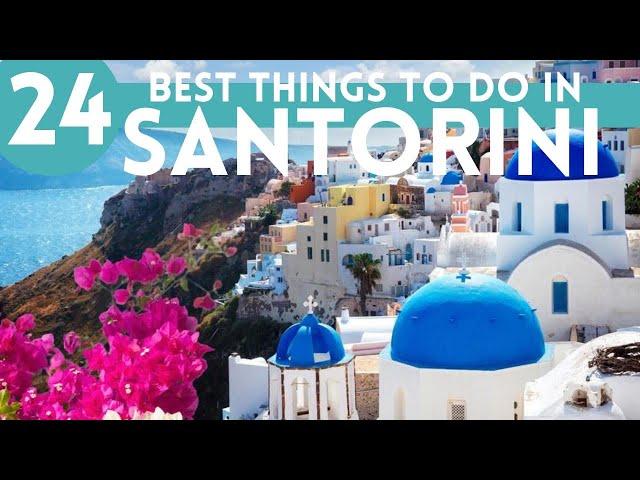 Best Things To Do in Santorini 2024 4K