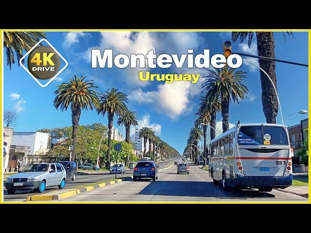  𝑫𝑹𝑰𝑽𝑰𝑵𝑮 𝒊𝒏 𝑴𝑶𝑵𝑻𝑬𝑽𝑰𝑫𝑬𝑶  A fun day DRIVE  - Artigas Boulevard - URUGUAY 4k video