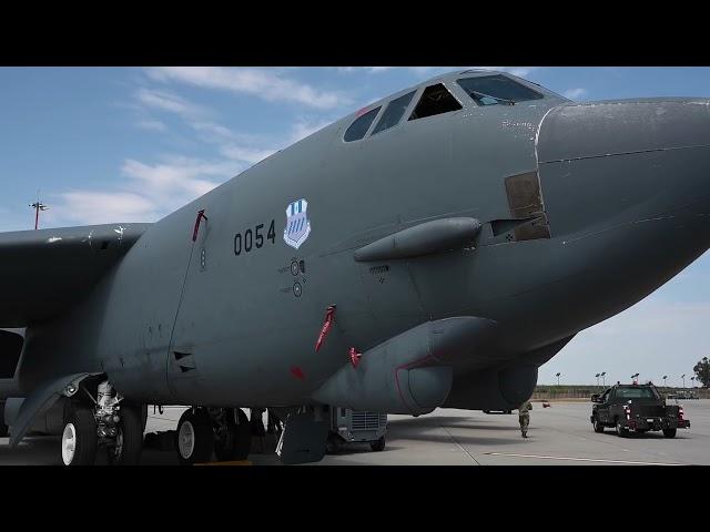 Bomber Task Force 24-4 Day 4 B-Roll at Mihail Kogălniceanu Air Base, Romania