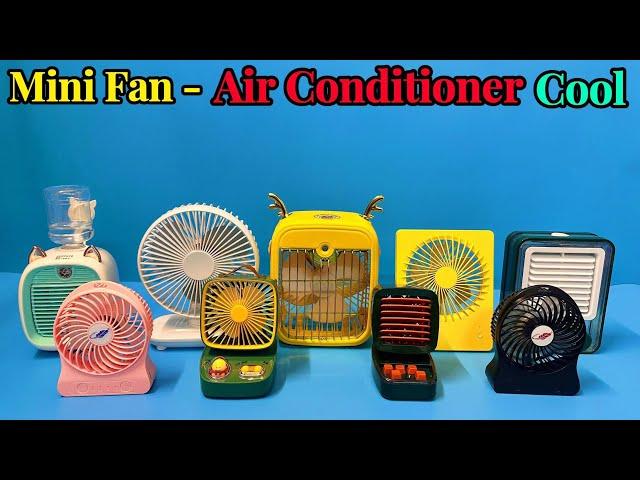 Mini Fan Humidifier - Air Conditioner Water Spray Fashion Fan | Unboxing And Review