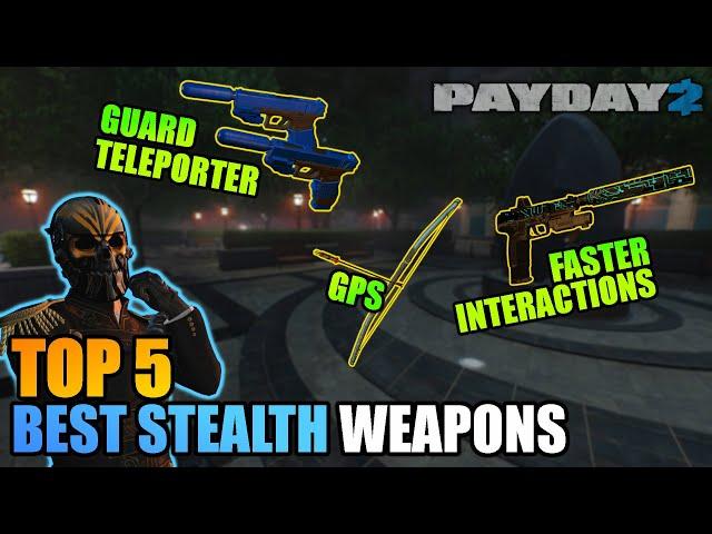 Top 5 Underrated and Uncommon Best Weapons for Stealth in PAYDAY 2