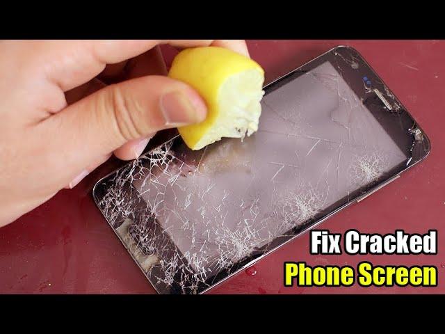 what happens when you put lemon to your phone screen! Tricks That'll Make Your Device Look Bomb Agai