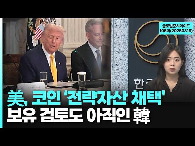 "美, 비트코인 ‘전략자산 채택’… 보유 검토도 아직인 韓" '글로벌증시와이드' 105회(20250318)