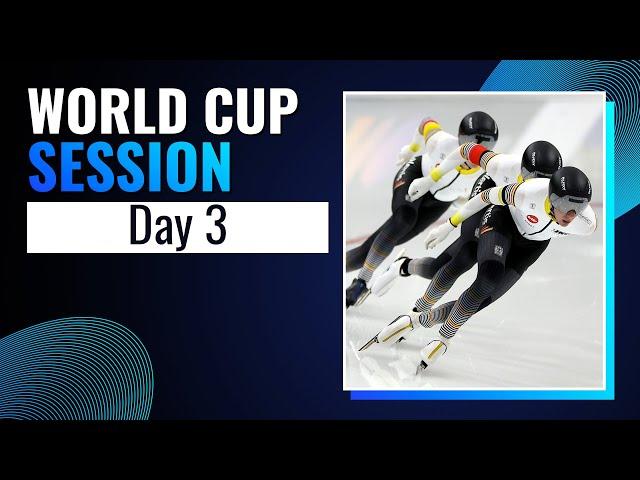 Day 3: World Cup Session | Nagano 2024 | #SpeedSkating