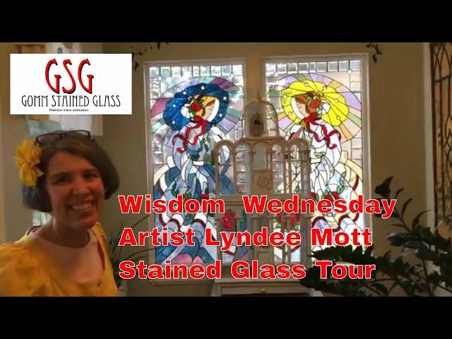 Wisdom Wednesday -Artist Shows Us Her Stained Glass Collection V167