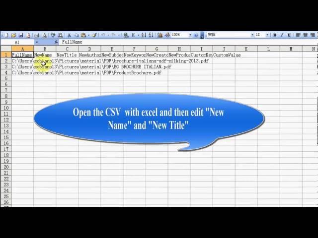 A-PDF Tutorial: Rename the file and file title