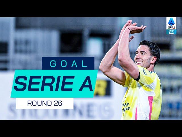 GOAL SERIE A | Vlahović Leads the Way for Juve | Goal Collection | Round 26 | Serie A 2024/25