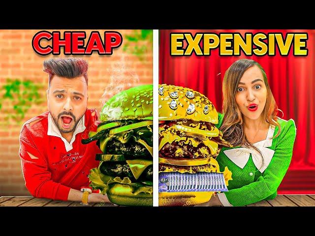 Cheap vs EXPENSIVE Food Challenge 