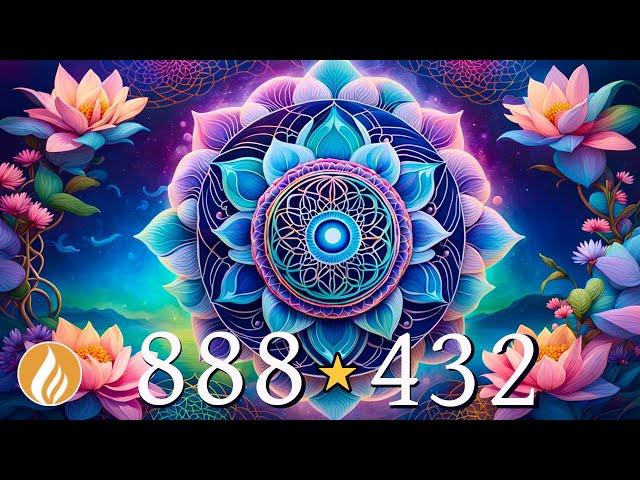 Quantum Manifestation 432 Hz ⭐ 888 Hz High Vibrational Frequency for Abundance