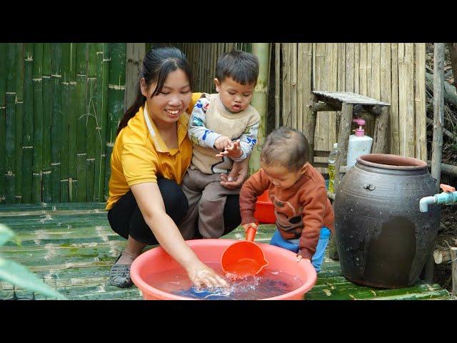 Harvest tomatoes to sell at the market. Renovate the bamboo farm - baby care / Ly Thi NgoanTV