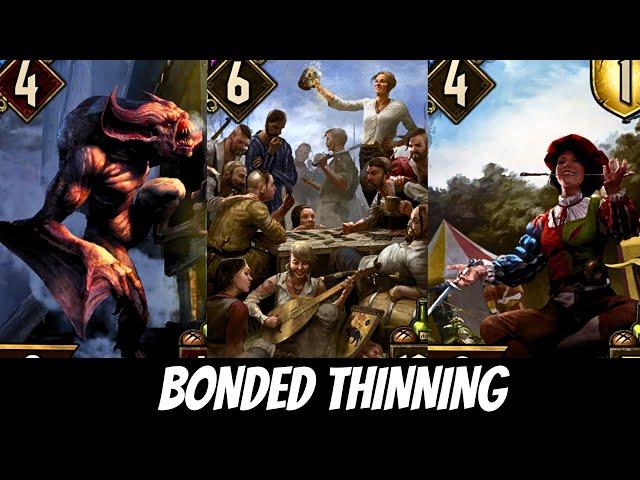 Gwent: Bonded Cards Thinning | Monsters Faction Deck