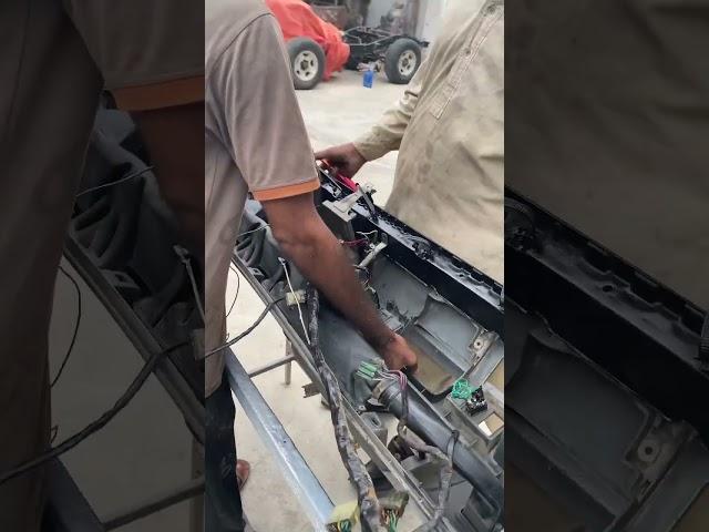 Suzuki Khyber Dashboard wiring work in process- PAT️  #automobile #carrestoration #carrepair