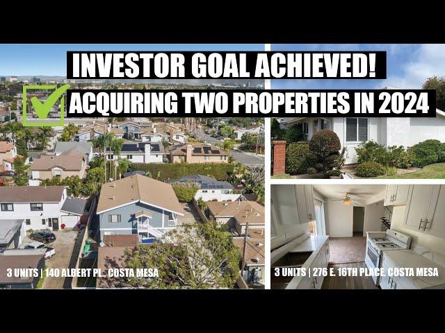 Investor Goal Achieved! Purchases Two Multifamily Properties in 2024