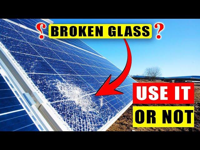 Broken Solar Panels Should You Use Them? | Explained