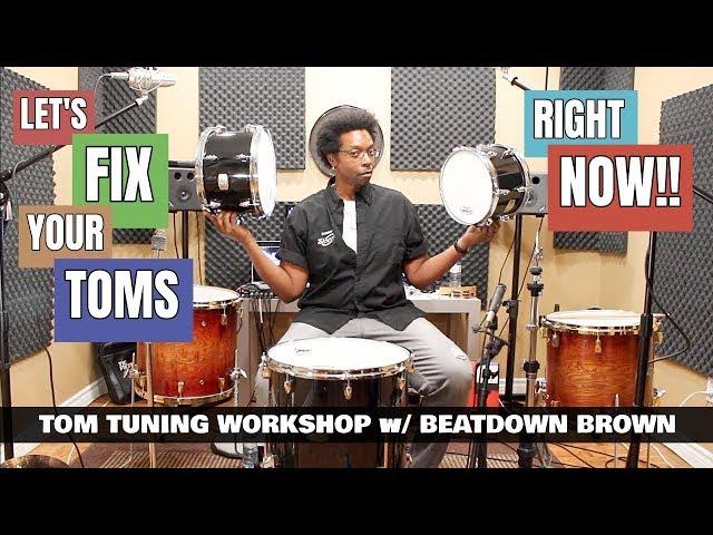 TUNE YOUR TOMS QUICK & EASY!! - TOM TUNING WORKSHOP