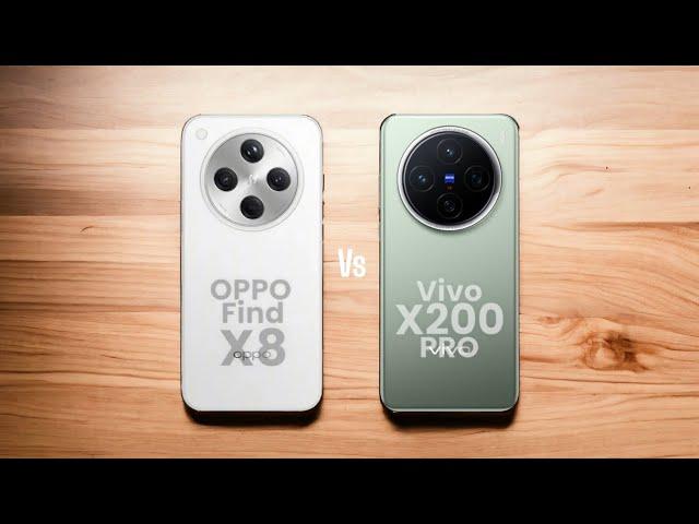 Oppo Find X8  vs  ViVO X200 Pro Full Comparison