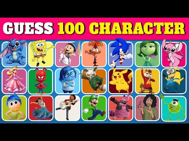 Guess the Character in 3 Seconds | Inside Out 2, Despicable me 4, Minions | Quiz Rainbow