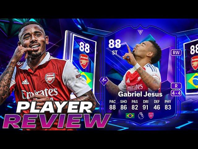 88 FC PRO GABRIEL JESUS PLAYER REVIEW - EA FC 25 ULTIMATE TEAM