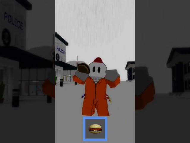 if you want a burger eat a burger  Roblox Brookhaven #roblox #gaming #youtube #shorts #new #burger