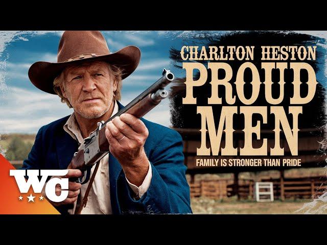 Proud Men | Full Drama Western Movie | Free HD Cowboy Film | Charlton Heston, Peter Strauss | WC