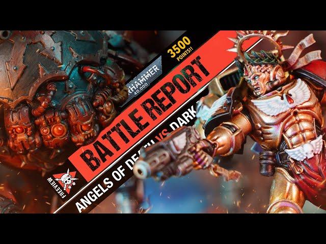 Blood Angels, Imperial Fists & Salamanders vs Dark Mechanicum | 3500pts Warhammer 40k Battle Report