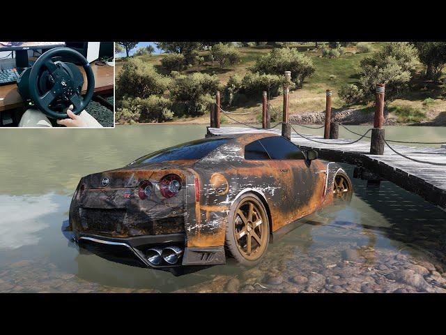 Rebuilding Nissan GTR R-35 980HP - Forza Horizon 5 | Thrustmaster T300RS Gameplay