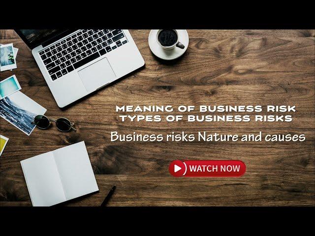 Meaning of Business Risk | Types of Business Risk, Nature, and Causes | Explained in 10 Minutes! 