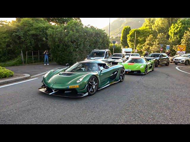 9x Koenigsegg Takeover Villa d’Este 2024 - Jesko, CC850, Regera, One:1, Agera and CCX!