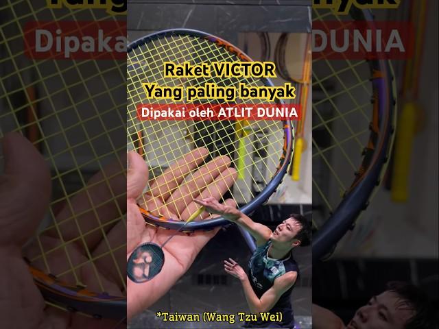 Raket victor yang paling banyak dipakai oleh atlit dunia saat ini | Victor drivex 10 metalic