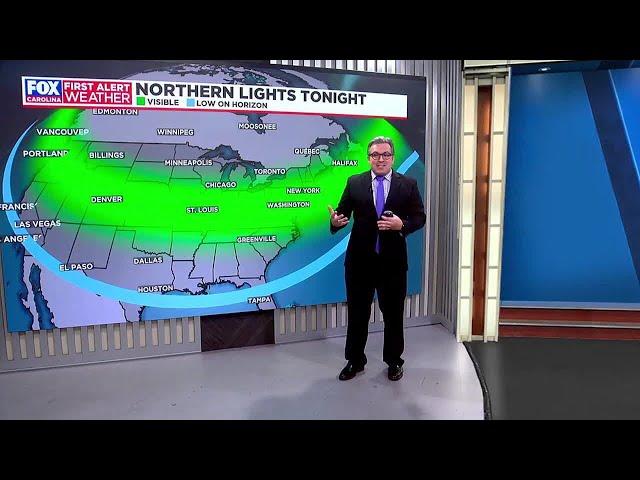 Northern lights could be visible tonight in the Carolinas