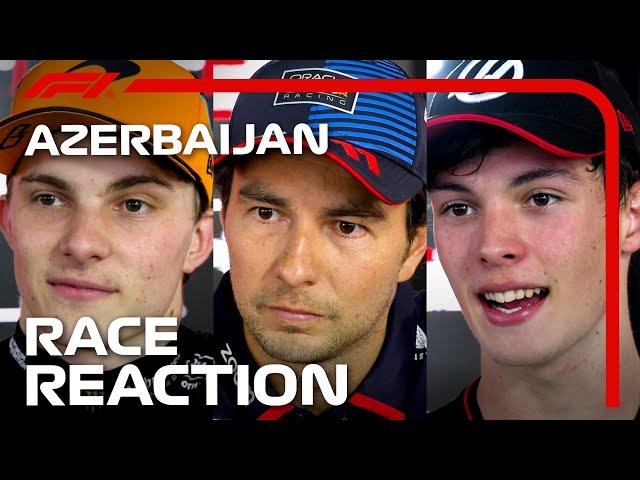 Drivers' Reaction After the Race | 2024 Azerbaijan Grand Prix