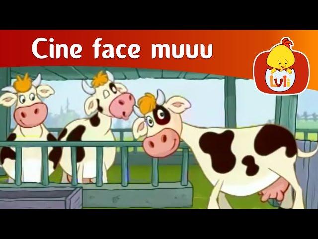 Cine face muuu? - Vacă, pentru copii - Luli TV