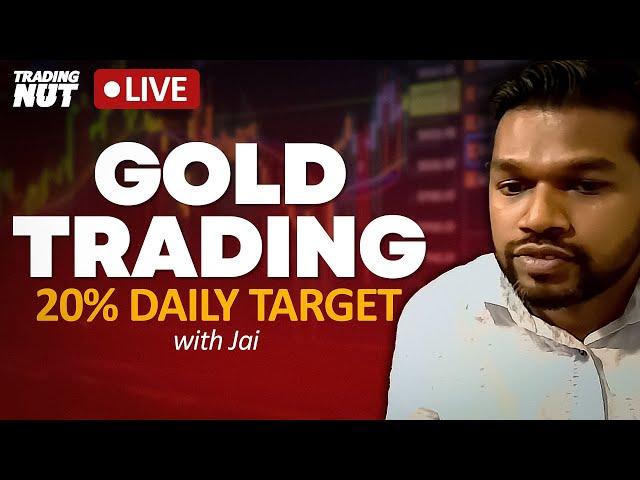  LIVE: 20% DAILY TARGET - Aggressive Gold Trading #XAUUSD