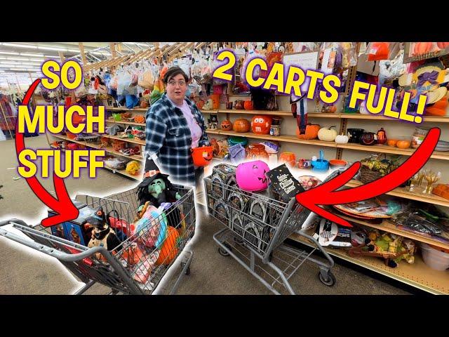 We Found A HUGE VINTAGE COLLECTION At The Thrift Store! Halloween MADNESS!