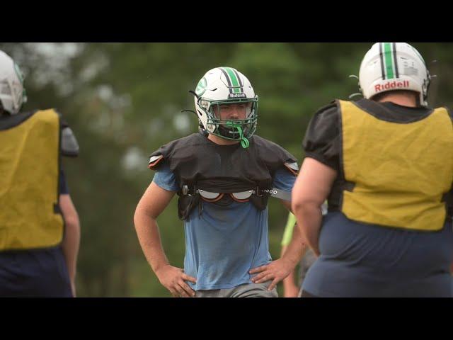 Wheeler's Ben Lewis brings culture of hard work from family's farm to Griswold football