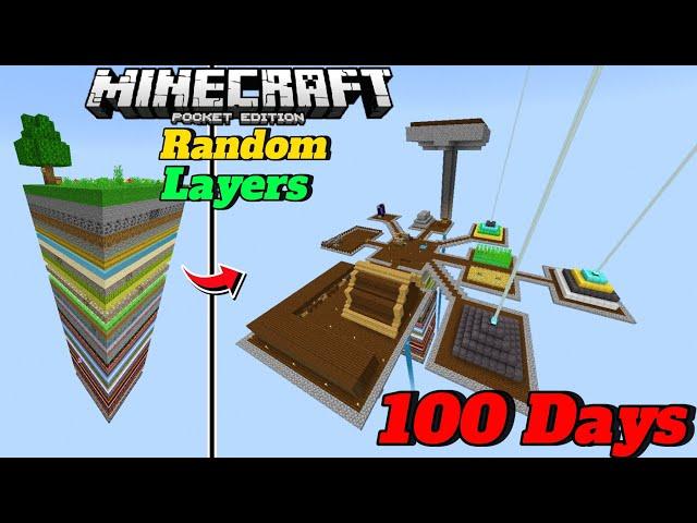 100 DAYS on RANDOM Layer Chunk in Minecraft HARDCORE