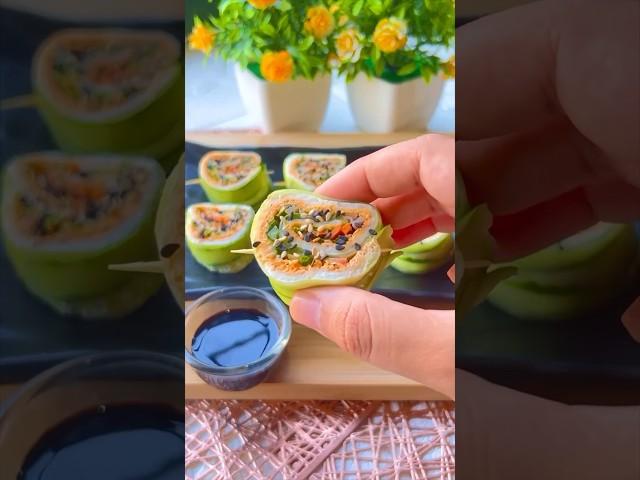 #shorts Cucumber Sushi Sandwich Roll #easyrecipe #ashortaday