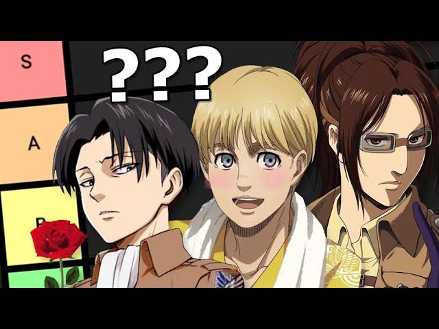 Ranking Attack on Titan Characters by WHO I'D MARRY?!