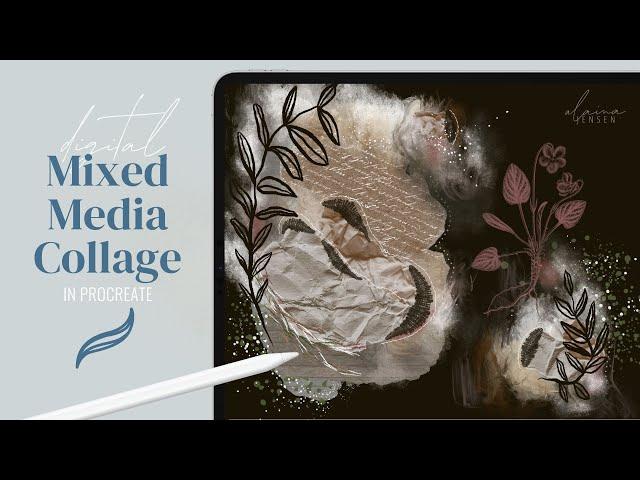 Make a Digital Mixed Media Collage in Procreate