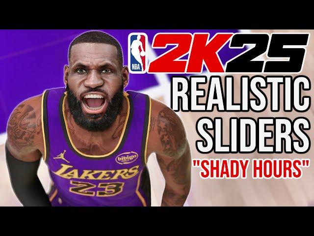 The BEST NBA 2K25 Sliders Right Now: 'Shady Hours' MyNBA Ready Set RELEASED!