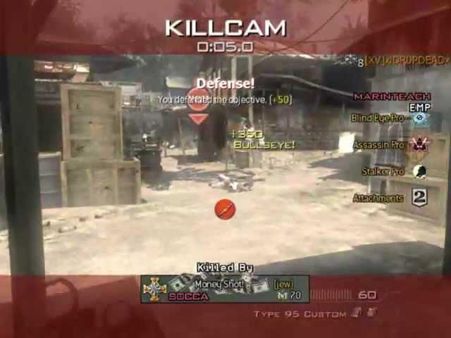MW3 :: Awesome Slo-Mo EMP Throwing Knife