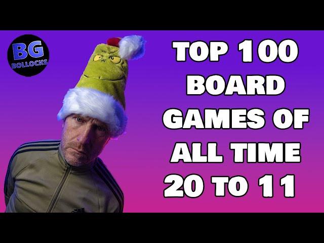 Top 100 Board Games Of All Time - 20 to 11 (2024)