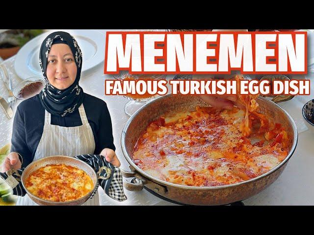 How To Make MENEMEN, Famous Turkish Egg Dish