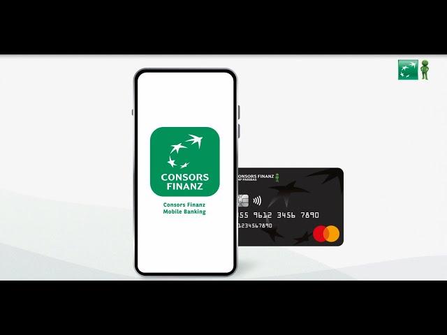 Mobile-Banking-App für Ihre Consors Finanz Mastercard®