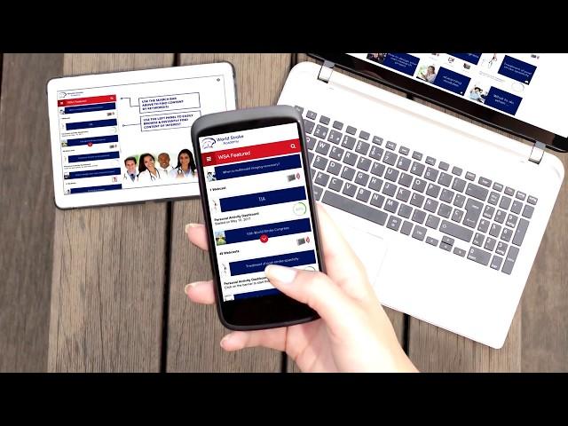 WSO & ESO World Stroke Academy Mobile Learning App for iOS iPhone/iPad and Android Devices