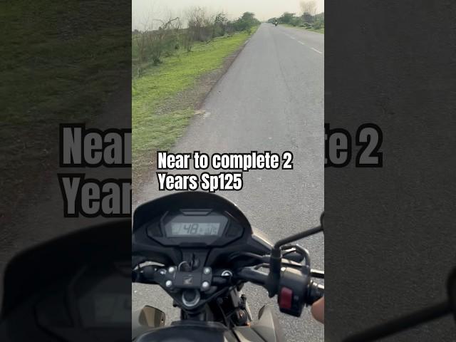 Completing 2 years Honda so125 #bike #automobile #hondamodel #sp125 #travel #hondasp125