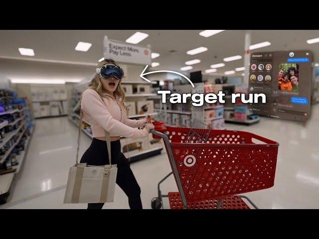 Day in my life using APPLE VISION PRO | cooking, shopping, work