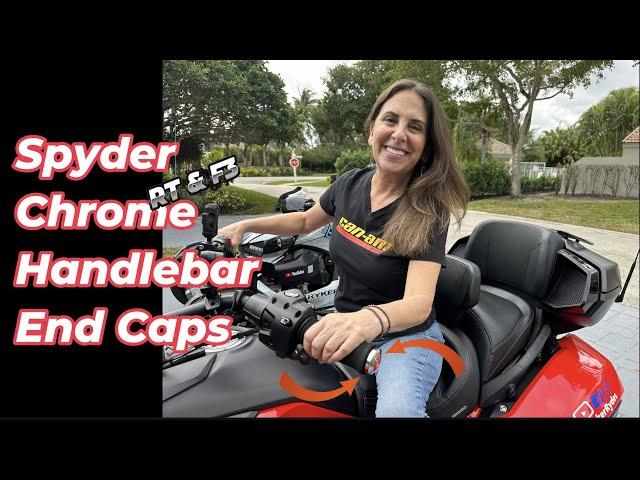 Can-am RT&F3 Spyder Handlebar End Caps & How I Matched Them (red)